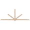 Ekena Millwork Kennewick Smooth Timber Gable Bracket, Douglas Fir, 108"W x 40"H x 3 1/2"D x 3 1/2"F, 9/12 Pitch GBW108X40X0404KEN00SDF - alternate 1